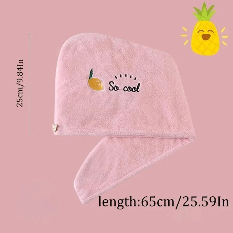 Quickly Dry Hair Hat Super Absorbent Soft Bathroom Women Head Towels