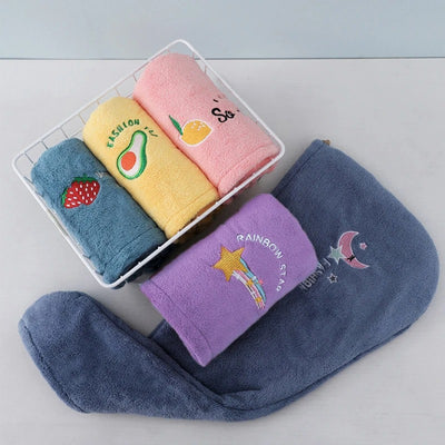 Quickly Dry Hair Hat Super Absorbent Soft Bathroom Women Head Towels